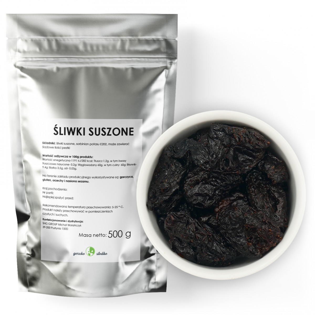 Śliwki suszone drylowane